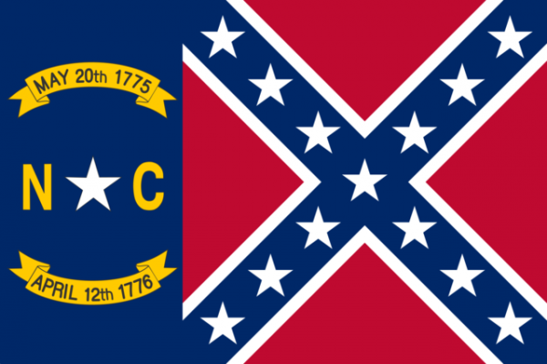 North Carolina Novelty State Flag